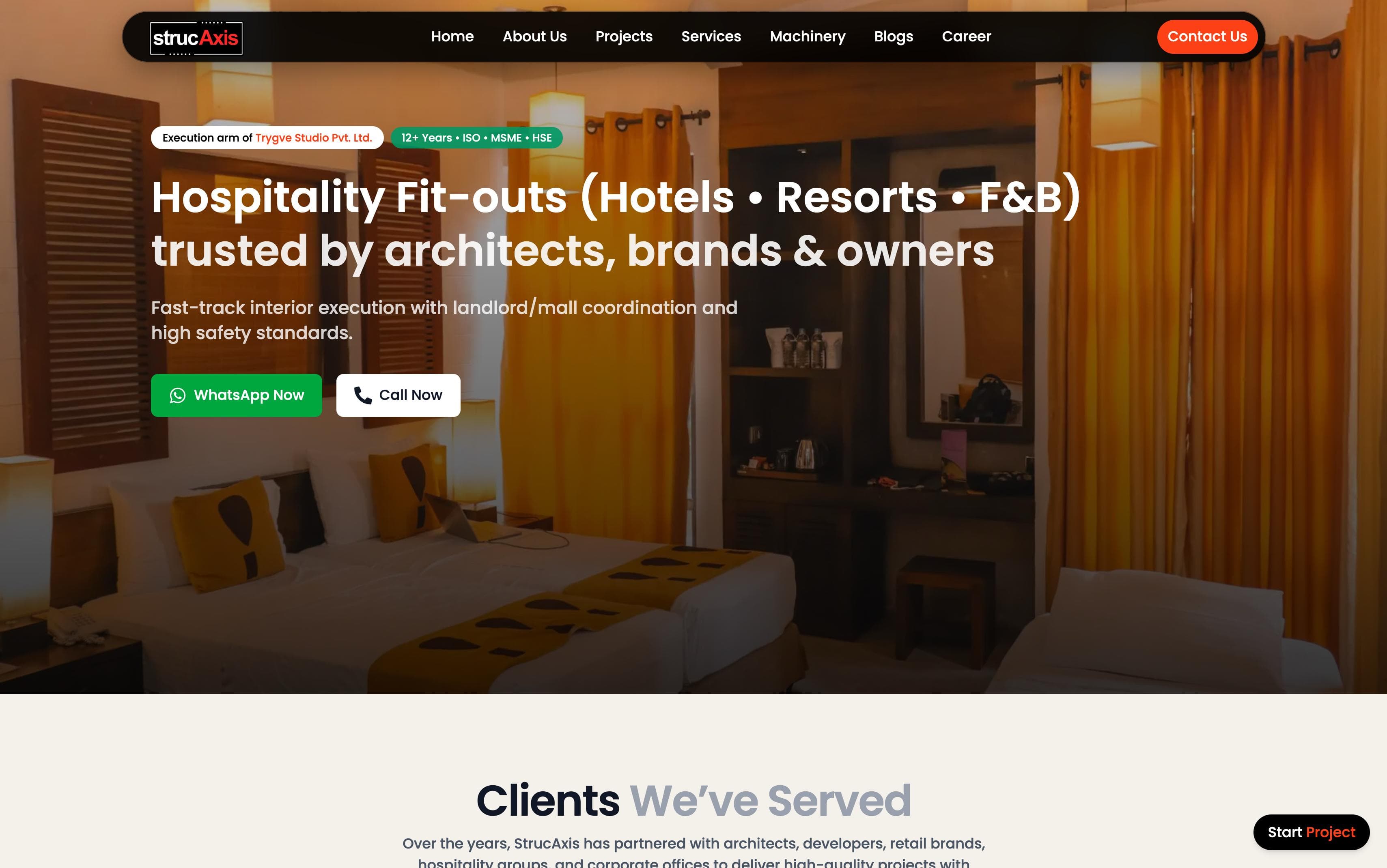 StrucAxis — Civil & Turnkey Construction