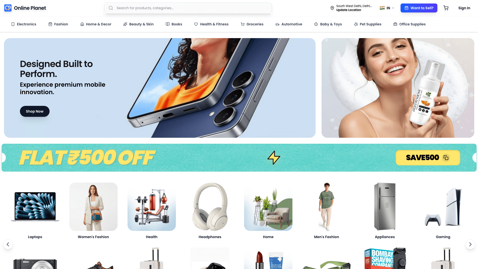 Online Planet — Multi-Vendor Marketplace